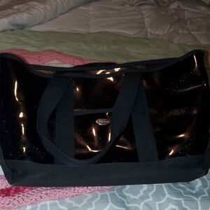 COACH Black Iridesancent Tote Bag